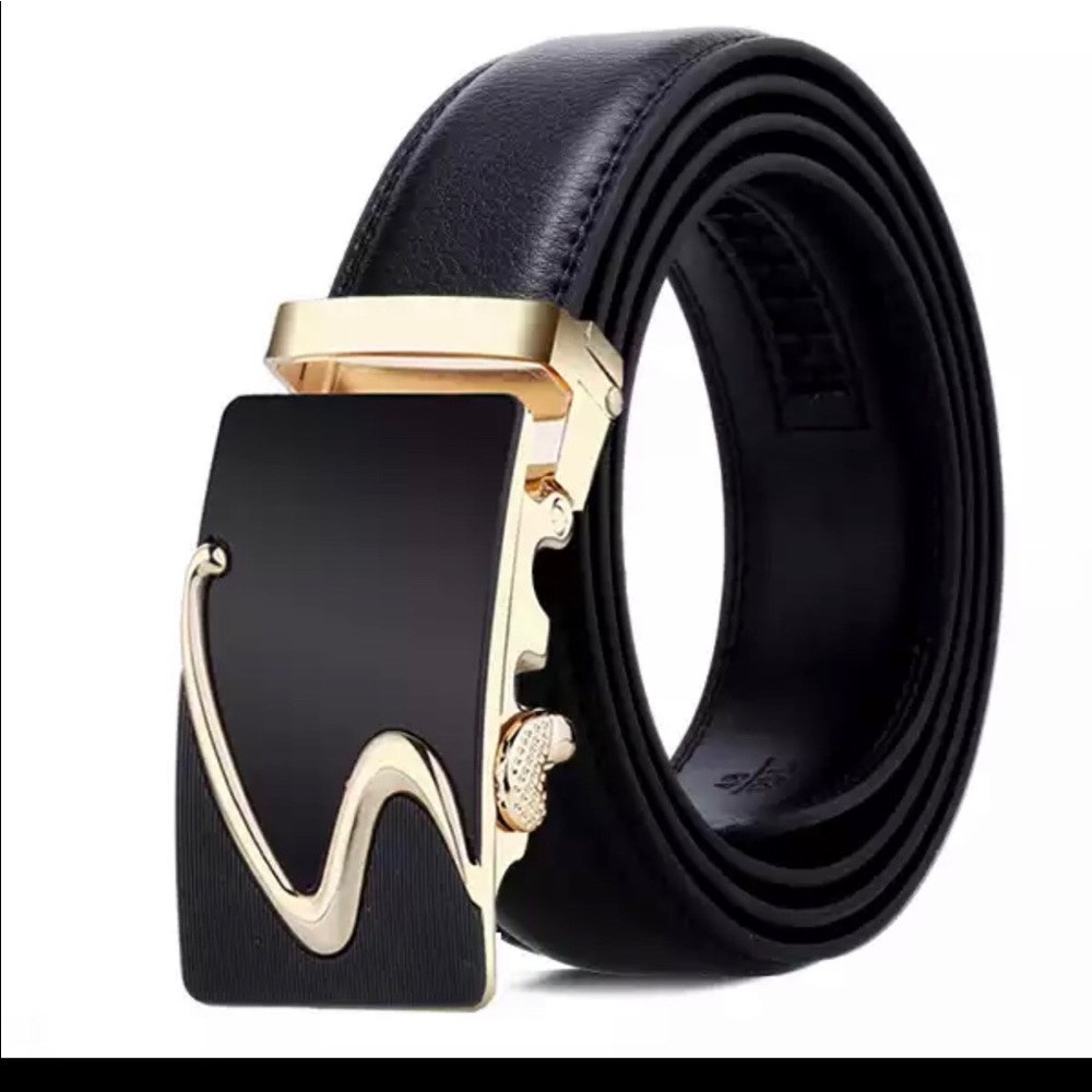 Gold S Wavy Belt